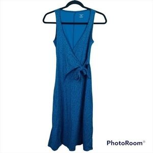 Patagonia Geometric Sleeveless Wrap Dress Size X-small